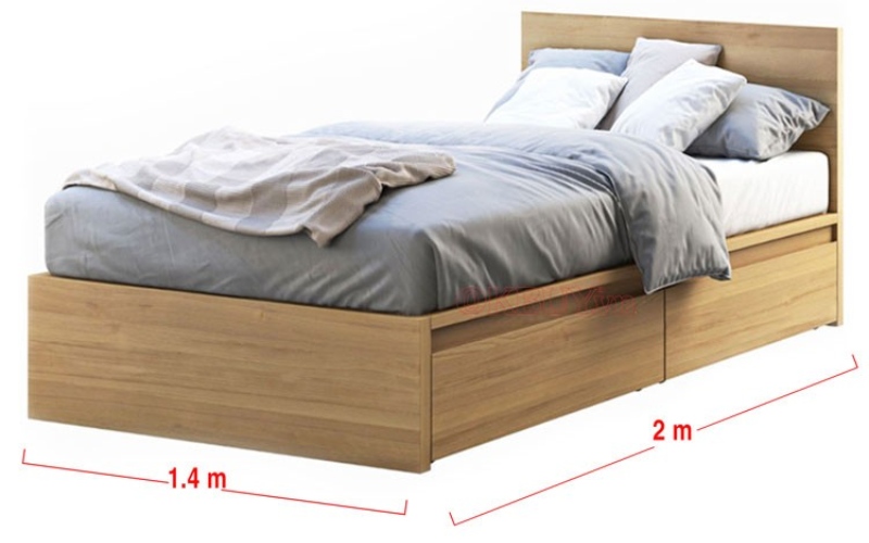 giường ngủ 1m4 x 2m