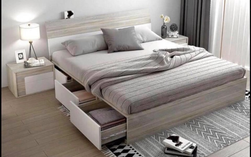 Giường ngủ 1m6 gỗ công nghiệp
