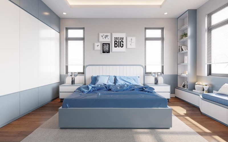 Giường ngủ gia chủ mệnh Thủy