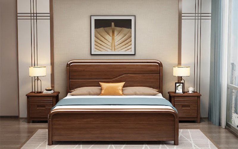 giường ngủ gỗ hiện đại