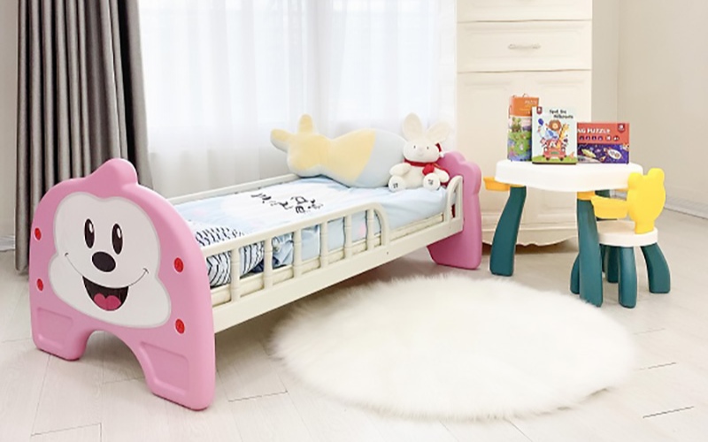 Giường nhựa đơn cho bé