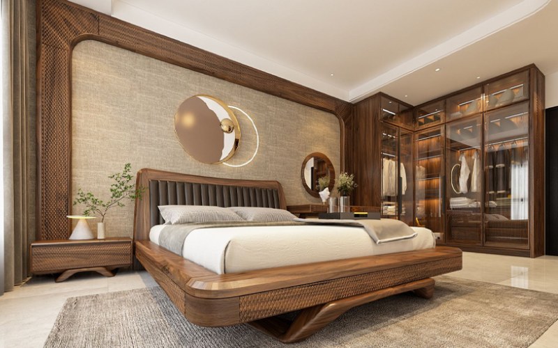 Gợi ý phối hợp nội thất với giường ngủ 2m