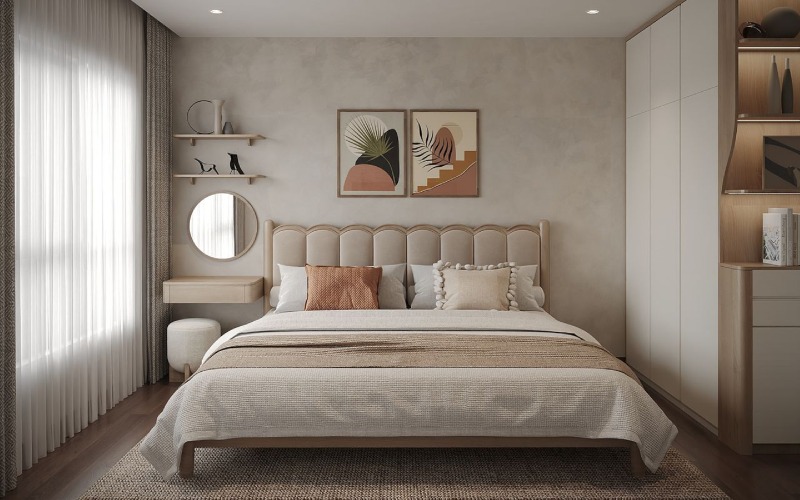 Phòng ngủ nhỏ dưới 12m²