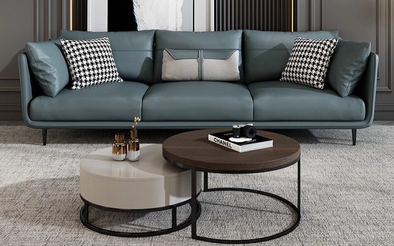 sofa da công nghiệp