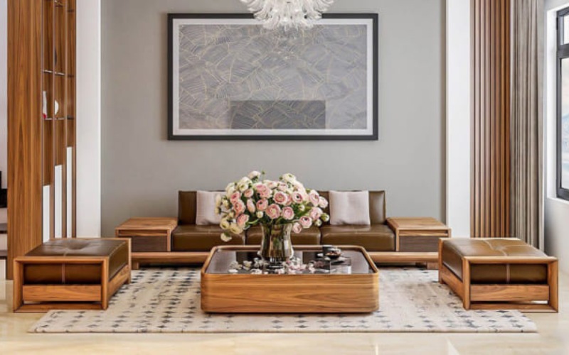 Bàn ghế sofa gỗ là gì